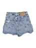 H&M Blue Denim Shorts Size 2 - photo 2
