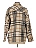Zara Plaid Tan Coat Size S - photo 2