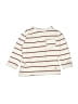 Zara Stripes Ivory Long Sleeve Henley Size 18-24 mo - photo 1