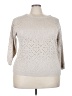 ELOQUII by The Limited Silver Pullover Sweater Size 18 - photo 1