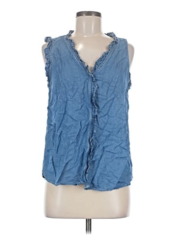 Ann Taylor Factory Sleeveless Blouse (view 1)