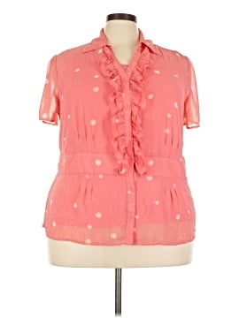 Jm Collection Short Sleeve Blouse
