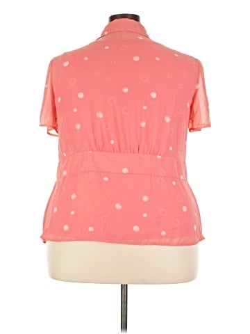 JM Collection Short Sleeve Blouse (view 2)