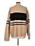 Theory Color Block Tan Wool Sweater Size L - photo 2