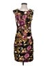 En Focus Studio Print Black Cocktail Dress Size 4 - photo 1