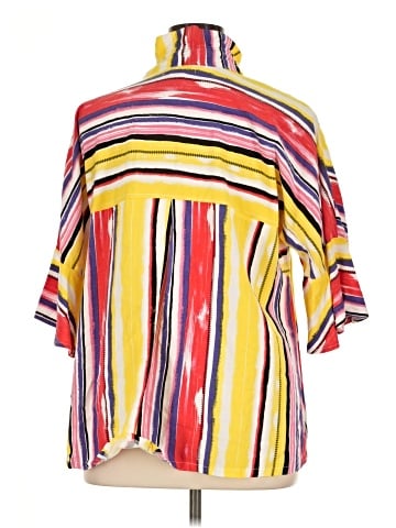 Peck & Peck 3/4 Sleeve Button-Down Shirt (view 2)