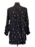 Fun2Fun 100% Polyester Floral Black 3/4 Sleeve Blouse Size L - photo 2