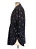 Fun2Fun 100% Polyester Floral Black 3/4 Sleeve Blouse Size L - photo 5