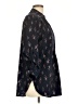 Fun2Fun 100% Polyester Floral Black 3/4 Sleeve Blouse Size L - photo 4