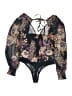 Intimately by Free People 100% Polyester Purple Black Bodysuit Size XS - photo 2