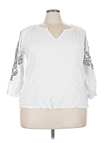 Purejill 3/4 Sleeve Top (view 1)