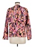 Laura Ashley 100% Cotton Print Pink Jacket Size M - photo 2