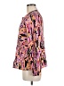Laura Ashley 100% Cotton Print Pink Jacket Size M - photo 5