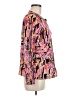Laura Ashley 100% Cotton Print Pink Jacket Size M - photo 4