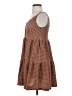 Blu Pepper Checkered-gingham Brown Casual Dress Size S - photo 5