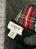 J.Crew Factory Store 100% Cotton Plaid Black Pullover Sweater Size XS - photo 7