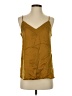 Amour Vert 100% Cupro Gold Sleeveless Blouse Size S - photo 1