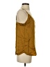Amour Vert 100% Cupro Gold Sleeveless Blouse Size S - photo 4