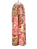 Mlle Gabrielle 100% Rayon Paisley Red Casual Pants Size S - photo 1
