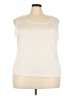 Unbranded Ivory Sleeveless T-Shirt Size 22 - photo 1