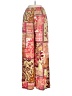 Mlle Gabrielle 100% Rayon Paisley Red Casual Pants Size S - photo 2