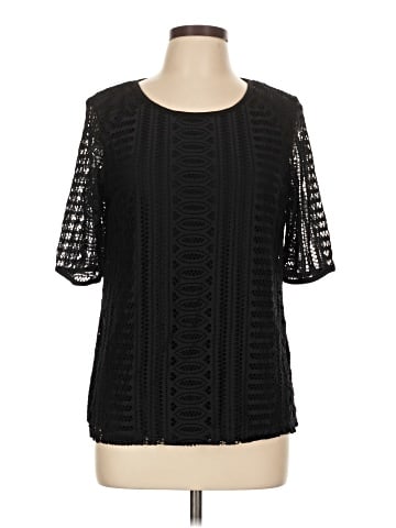 Dana Buchman Short Sleeve Blouse (view 1)