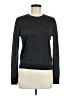 Topshop Metallic Gray Pullover Sweater Size 6 - photo 1