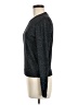 Topshop Metallic Gray Pullover Sweater Size 6 - photo 5