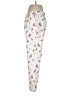 Hill House 100% Polyester Floral Ivory Casual Pants Size M - photo 5