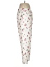 Hill House 100% Polyester Floral Ivory Casual Pants Size M - photo 4