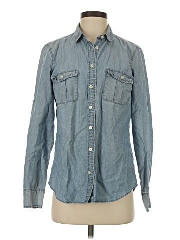 J.Crew Factory Store Long Sleeve Button-Down Shirt (view 1)