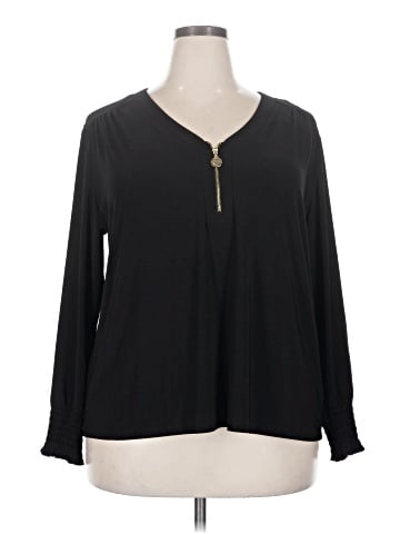 Anne Klein Long Sleeve Blouse (view 1)