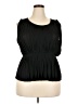 J.Crew Solid Black Sleeveless Blouse Size XL - photo 1