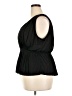J.Crew Solid Black Sleeveless Blouse Size XL - photo 5