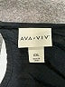 Ava & Viv 100% Rayon Black Romper Size XXL - photo 4