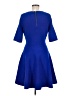 Milly Solid Blue Cocktail Dress Size M - photo 2
