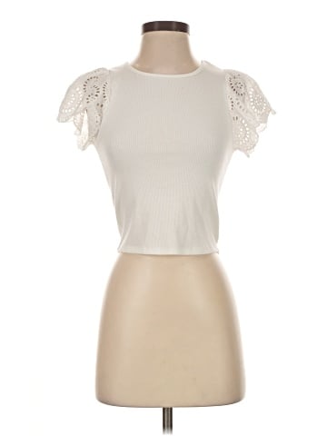 Aqua Short Sleeve Top (view 1)