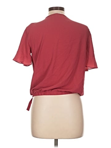 Pink Rose Short Sleeve Blouse (view 2)