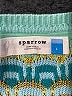 Sparrow Chevron-herringbone Teal Pullover Sweater Size L - photo 7