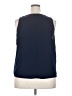 Shein 100% Polyester Blue Sleeveless Blouse Size XXL - photo 2