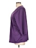 Blair 100% Polyester Purple 3/4 Sleeve Top Size L - photo 5