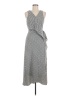 H By Halston 100% Polyester Gray Casual Dress Size M - photo 1