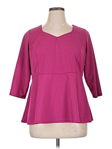 Jessica London 3/4 Sleeve Top (view 1)