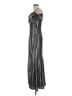 R&M Richards Metallic Silver Cocktail Dress Size 8 - photo 5