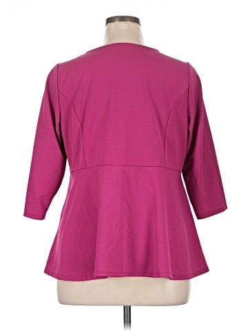 Jessica London 3/4 Sleeve Top (view 2)