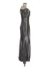 R&M Richards Metallic Silver Cocktail Dress Size 8 - photo 4