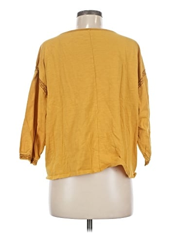Garnet Hill 3/4 Sleeve Top (view 2)