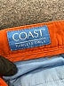 Coast 100% Cotton Solid Orange Shorts Size 32 waist - photo 3
