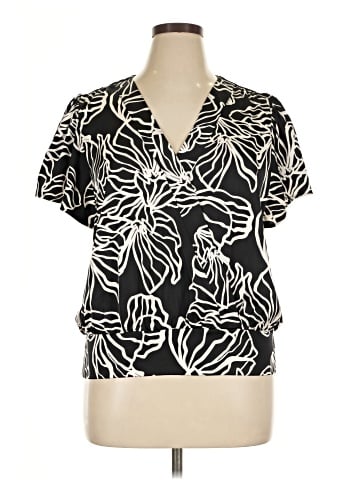 Nine West Short Sleeve Blouse (view 1)