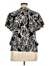 Nine West 100% Polyester Black Short Sleeve Blouse Size XL - photo 2